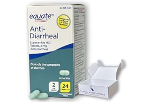 FUSION SHOP STORE SMART CHOICES, MEANINGFUL LIFE! Loperamide for Diarrhea 2 mg- Active Ingredient Hydrochloride 2 mg 24 Caplets (Pack of 1), Boxed by Fusion Shop Store