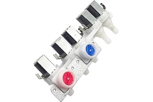 INRUWO Washer Water Inlet Valve WH23X29553 for GE GFW650SPN0SN GFW650SSN0WW GFW850SPN0RS GFW850SSN0WW GFW650SPN1SN GFW850SPN1RS GFW850SPN1DG GFW850SSN1WW GFW650SSN2WW GFW850SPN2DG GFW650SPN2SN GFW850SPN2RS