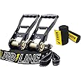GIBBON JibLine Slackline with TreeWear - Jumpline & Trickline - #1 Choice of Trickliners and Competition - Quality Reliable Bounce for Kids and Adults