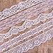 Maxdot Lace Ribbon White Vintage Lace Trim Ribbon Floral Lace for Decoration DIY Craft Sewing, 8 Patterns, 26.2 Yards in Total