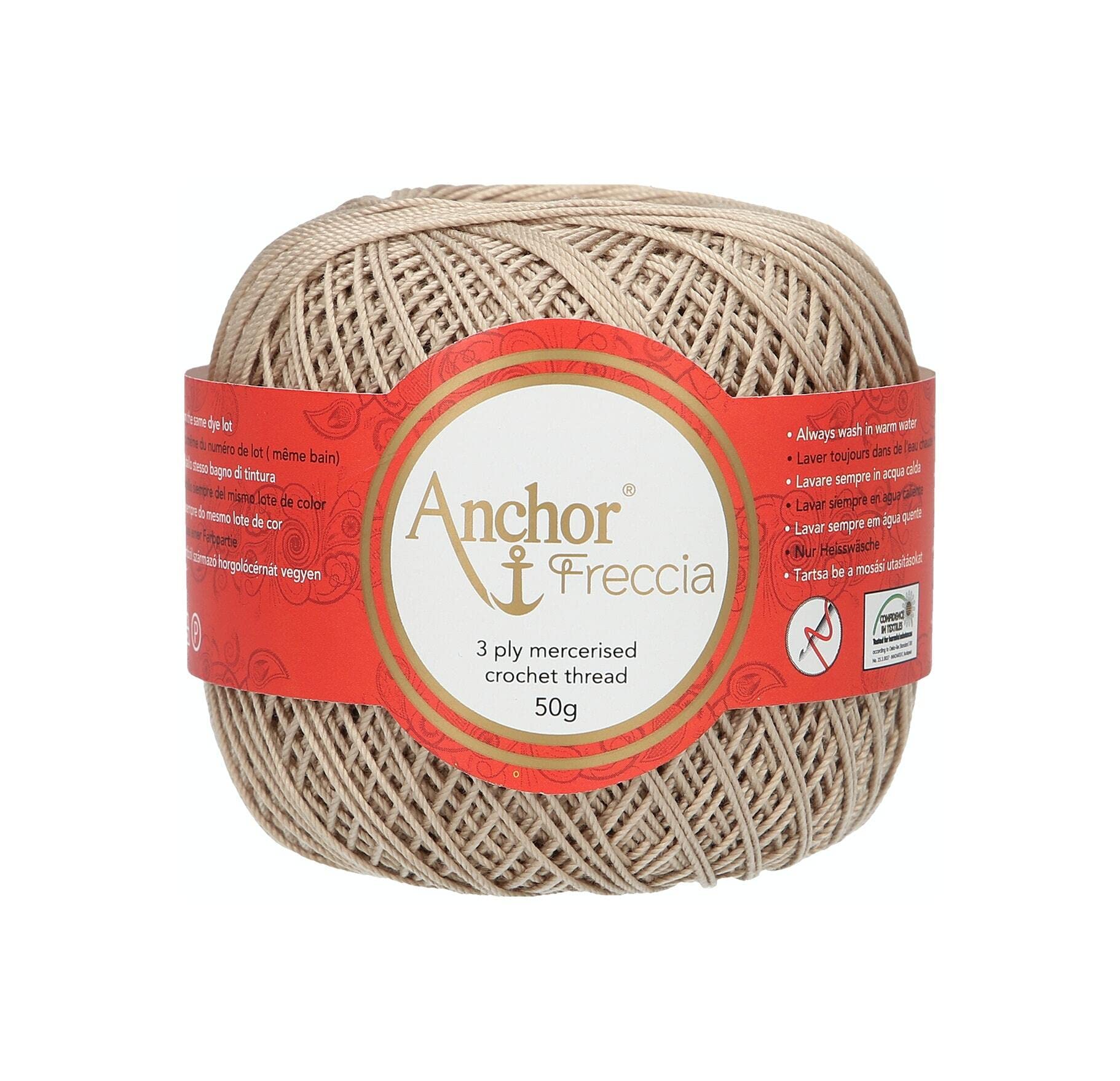 Anchor Freccia, Thickness: 6, Packaging: 50G, Running Length: 175M 388 Crochet Threads