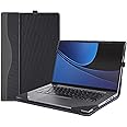 New Case Cover for 14-inch Lenovo IdeaPad Slim 5 14AHP9 14IMH9 Laptop Sleeve &Yoga Slim 6 6i &Yoga Slim 7 Pro Notebook PC Bag,PU Leather Protective Sheath (Dark Grey)