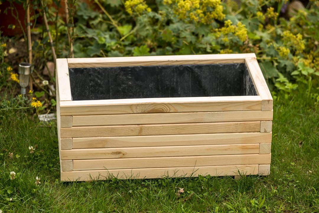Maceta / Jardinera / Macetero de madera 40 hasta 120 cm.: Amazon.es: Jardín