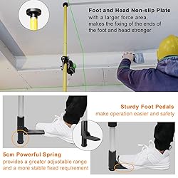 Huepar 12 Ft./3.7m Telescoping Pole with 1/4-Inch