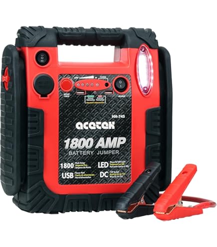 Amazon.com: Booster PAC ES5000 1500 Peak Amp 12V Jump Starter and Clore  Automotive Jump-N-Carry JNC660 1700 Peak Amp 12 Volt Jump Starter Bundle :  Automotive