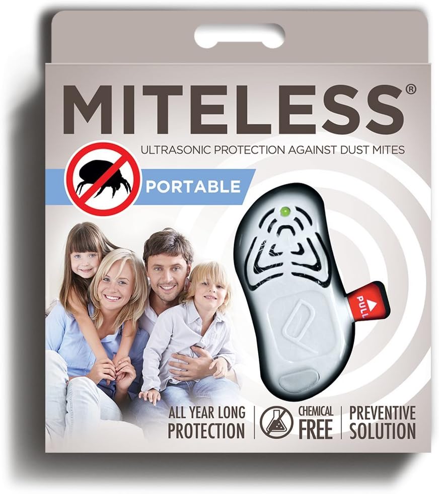 AMARANTO DISTRIBUZIONE Srl Promo Green D-Mite Away Portable, Against Dust Mites, 1 Portable Unit