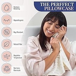 Blissy Silk Pillowcase - 100% Pure Mulberry Silk