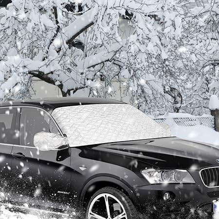Windschutzscheibenabdeckung,Furado Frontscheibenabdeckung Auto Scheibenabdeckung Windschutzscheiben Abdeckung Winter, Auto Ab