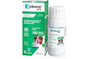 Vetoquinol Zylkene – Veterinary Health Product – Promoting Calm and Relaxed Behaviour in Pets During Stressful Events - 225 m