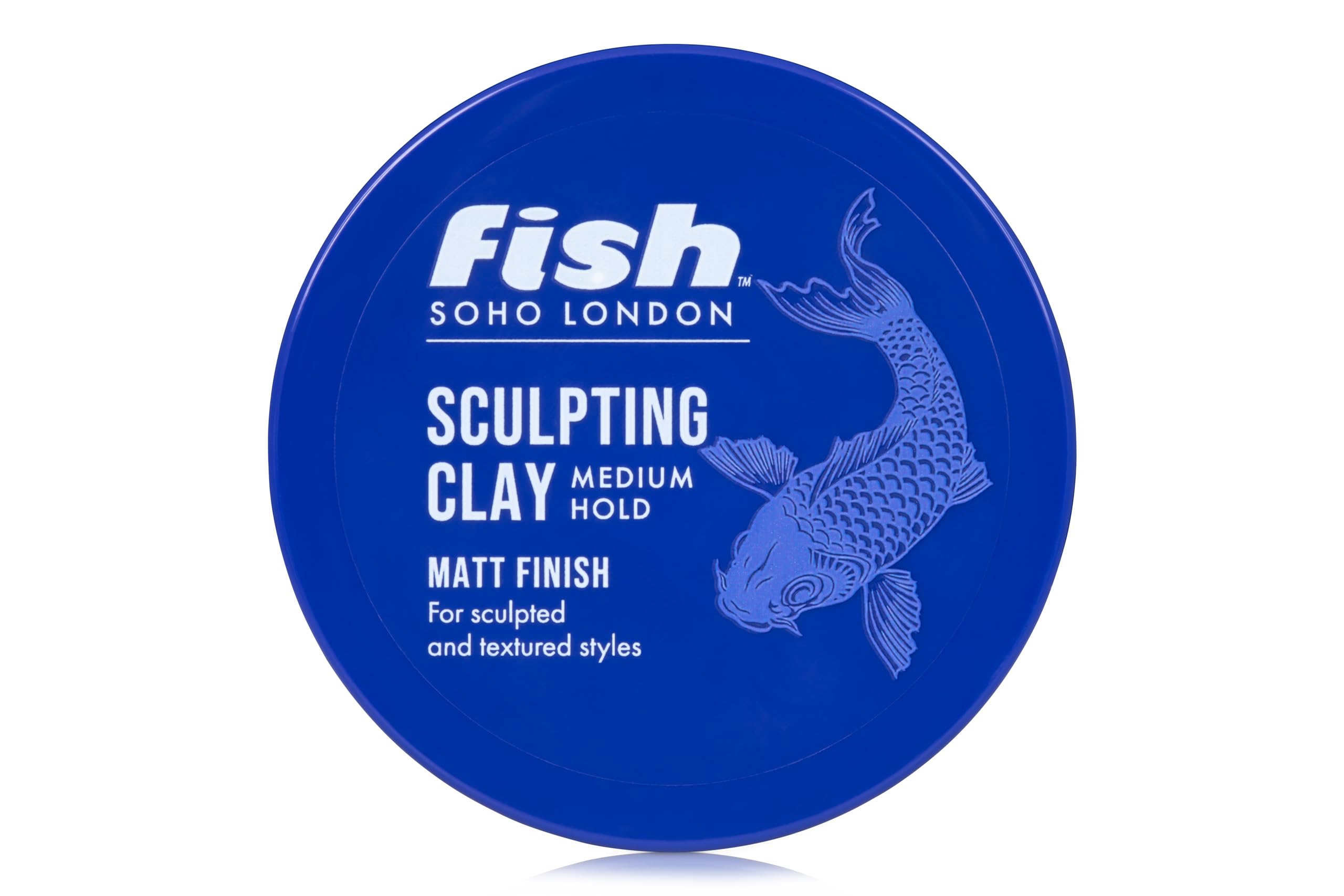 FISH Original Fish Sculpting Hair Clay, Mens Hair Styling Product Suitable for Short & Medium Length Hair. Stylist & Barber Used, Medium hold, Matt Finish, 70ml โ image 1