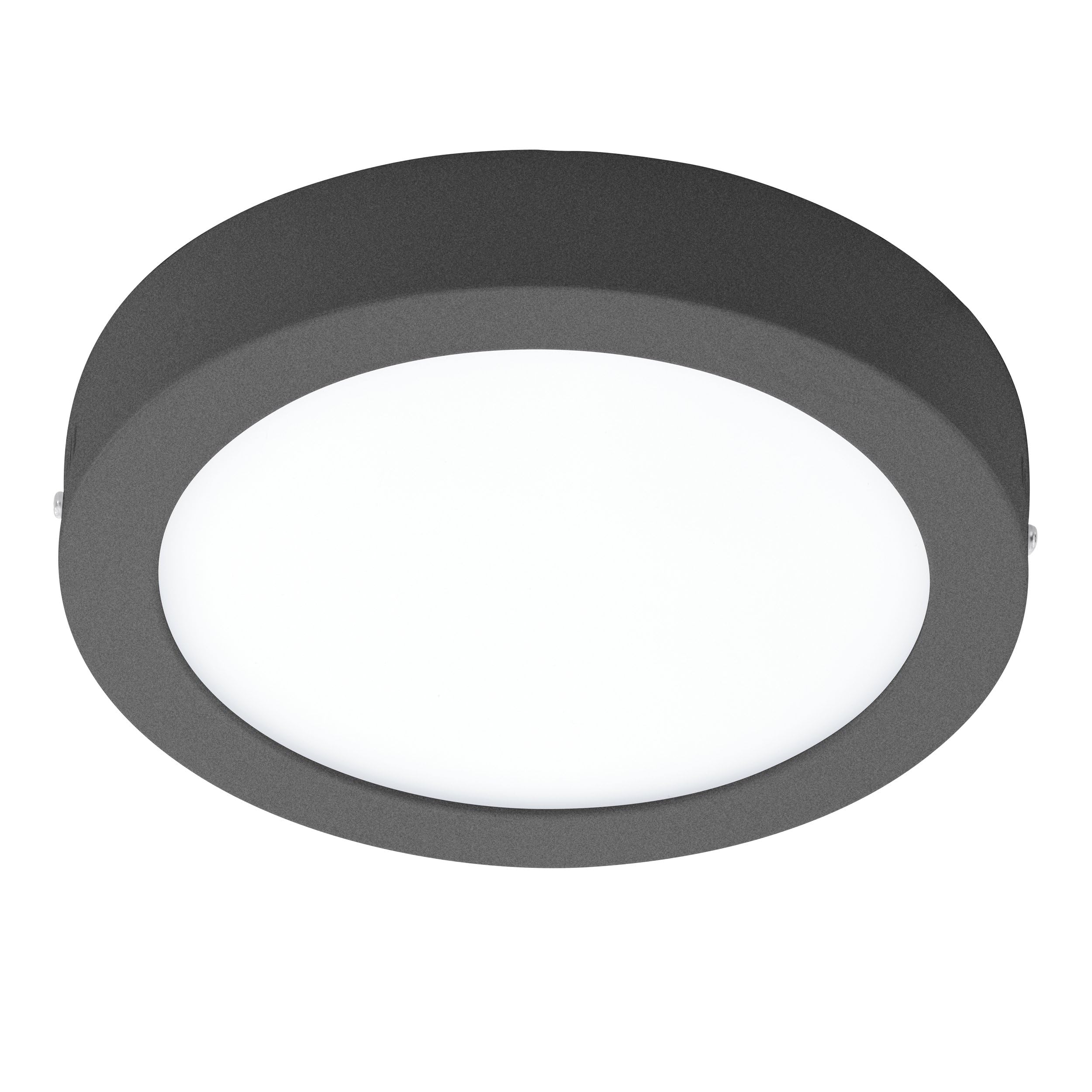 EGLO Connect Argolis-C LED Outdoor Ceiling Light, Smart Home Outdoor Light for Wall and Ceiling, Ceiling Light Made of Aluminium and Plastic, Colour: Anthracite, White, Dimmable, White Tones