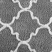 IMIEE Trusoft Lattice Design Bath Rug, 21x34 Inch, Grey