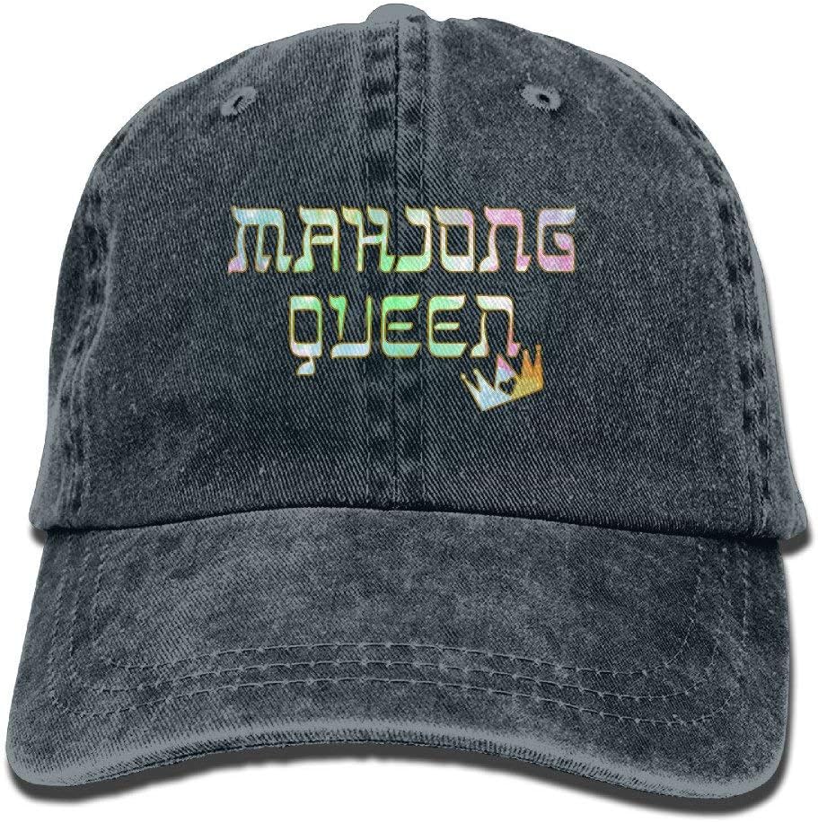 OPS Mahjong Queen Mahjongg Mah-Jong Chinese Jewish Game1 Adult Sport Adjustable Baseball Cap Cowboy Hat