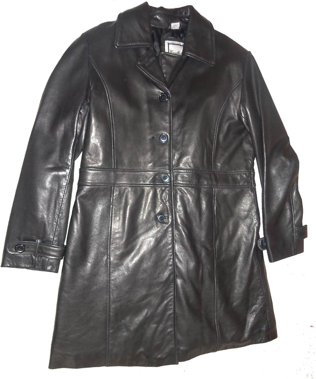 black leather jacket size 22