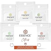 Essence Nasal Diffuser Citrus Bundle – Essential Oil Silicone Nose Rings for Mood, Energy & Positivity – Wearable Aromatherapy Pack with Lemon, Orange, Grapefruit & Bergamot