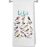 OFJE Bird Kitchen Towels, Gifts for Bird Lovers Watchers Women Men Dish Tea Towels for Kitchen, Birding Gifts Decorative Hand Towels for Bathroom, 16x24 Inches