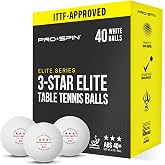 PRO-SPIN Ping Pong Balls &ndash; 3-Star ITTF-Approved Premium Table Tennis Balls | High-Performance 40+ ABS Professional Quality for Indoor &amp; Outdoor Games