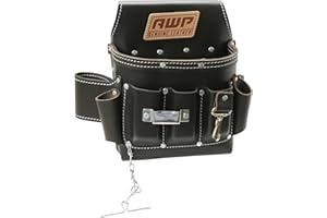 AWP Oil-Tan Leather Electrician Tool Pouch, 1LL-526-2 , Brown