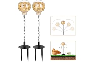 MOYARDOW Chicken Peck Toy, Interactive Slow Feed Release Toy for Your Flock, Chicken Slow Feeder for Hens Poultry Birds Entertained(2 Pack)