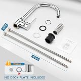 Hapilife Kitchen Sink Mixer Tap Single Lever Monobloc Polished Chrome 1 Hole view 6