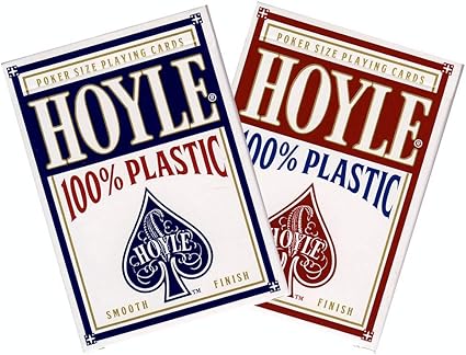 Amazon Com Hoyle Plastic Playing Cards Sports Outdoors