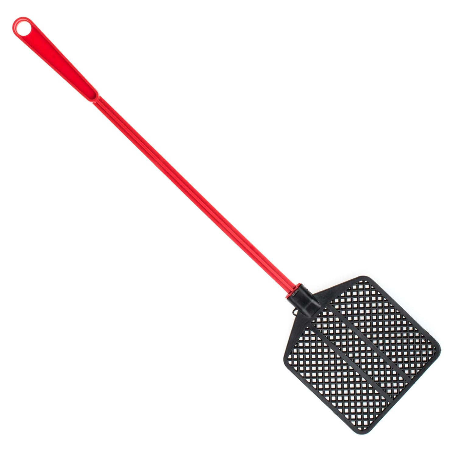 OFXDD Rubber Fly Swatter, Long Fly Swatter Pack, Fly Swatter Heavy Duty, Red Color (3 Pack): Industrial & Scientific
