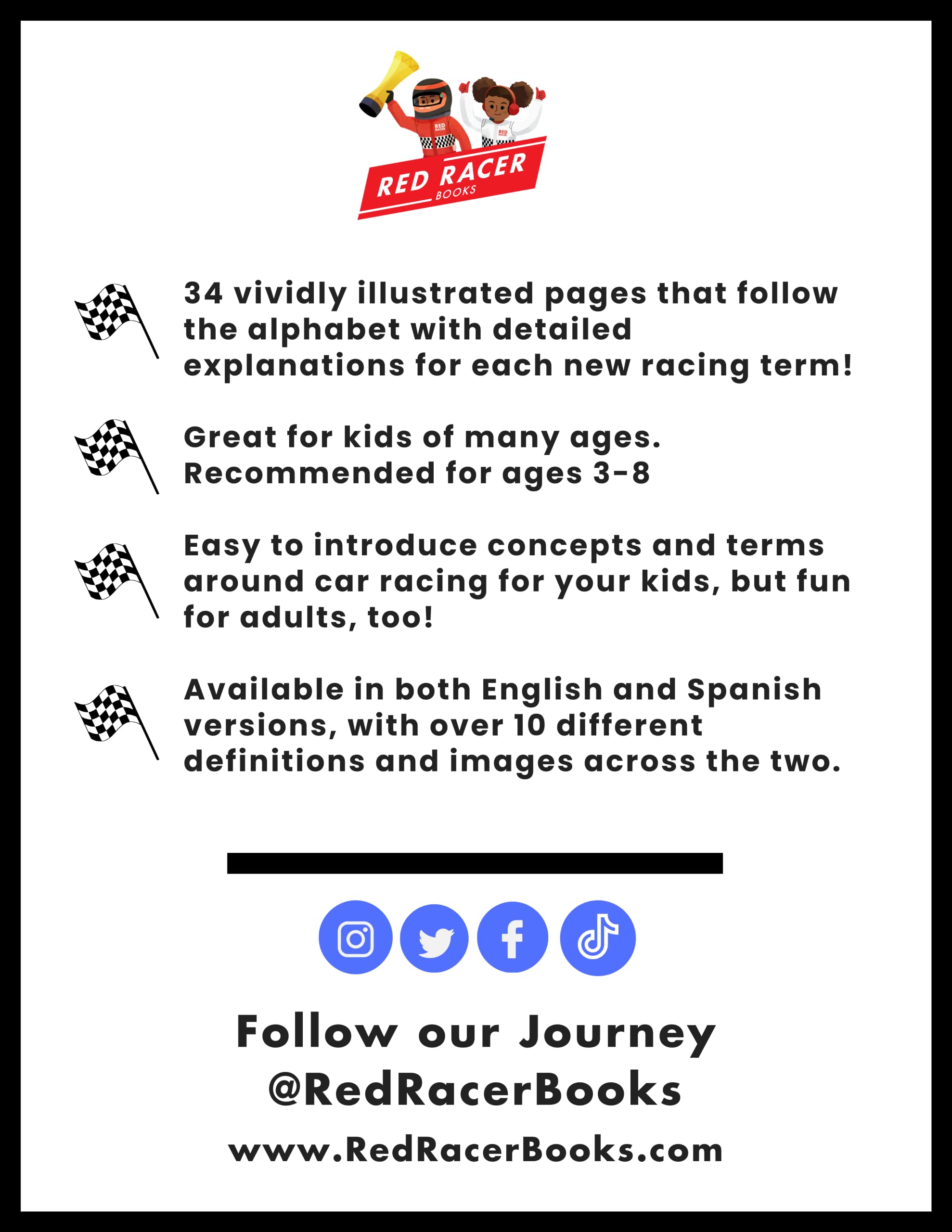 ABCs of Racing My First Guide to Formula 1 Racing - Learn Racing Terms with Alphabet Book for kids and Young F1 Fans