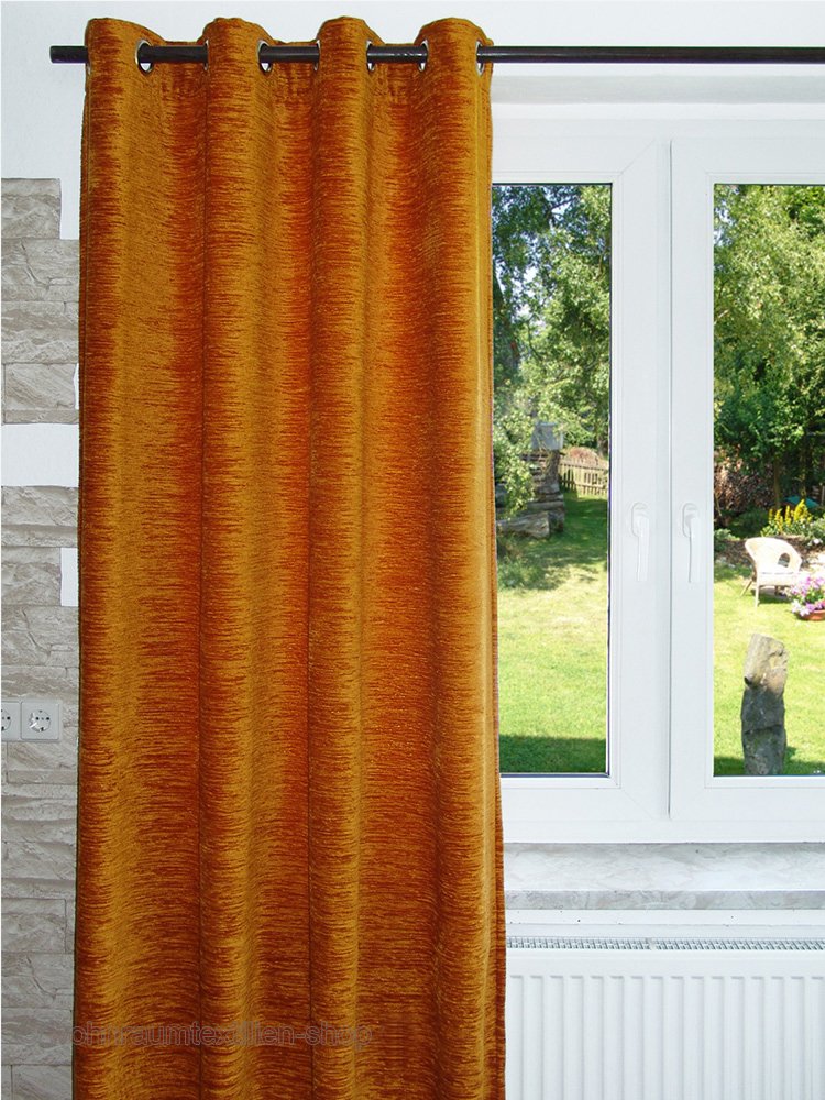 Vorhange Segatex Home Fashion Thermo Chenille Osenschal Rot Mit 8