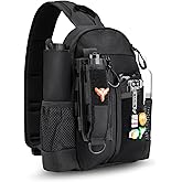 VIPERADE CHS1 Cross Body Bag 1000D Hiking Backpack,Travel Hiking Chest Tactical Fanny Pack Crossbody Sling Bag for Women Men