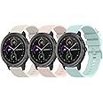 Meliya 3 Pack Bands for Garmin Venu 2 Plus / Venu Sq / Venu / Vivoactive 3 Watch Band Women Men, Soft Silicone Sport Replacement Strap for Garmin Vivomove Sport, Vivoactive 3 Music, Forerunner 645 / 245 Music Smart Watch
