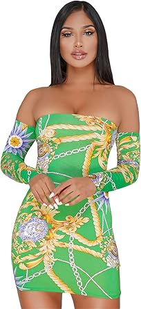 off the shoulder mini bodycon dress