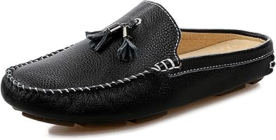 mens leather clogs and mules
