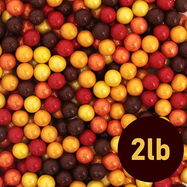 KATIES KANDY KORNER AUTUMN MIX CANDY, PACK OF BULK AUTUMN VIBRANT COLORS AND FLAVORS, PERFECT AUTUMN CANDY FOR ENHANCING YOUR CELEBRATIONS, IDEAL AUTUMN MIX – 2LB