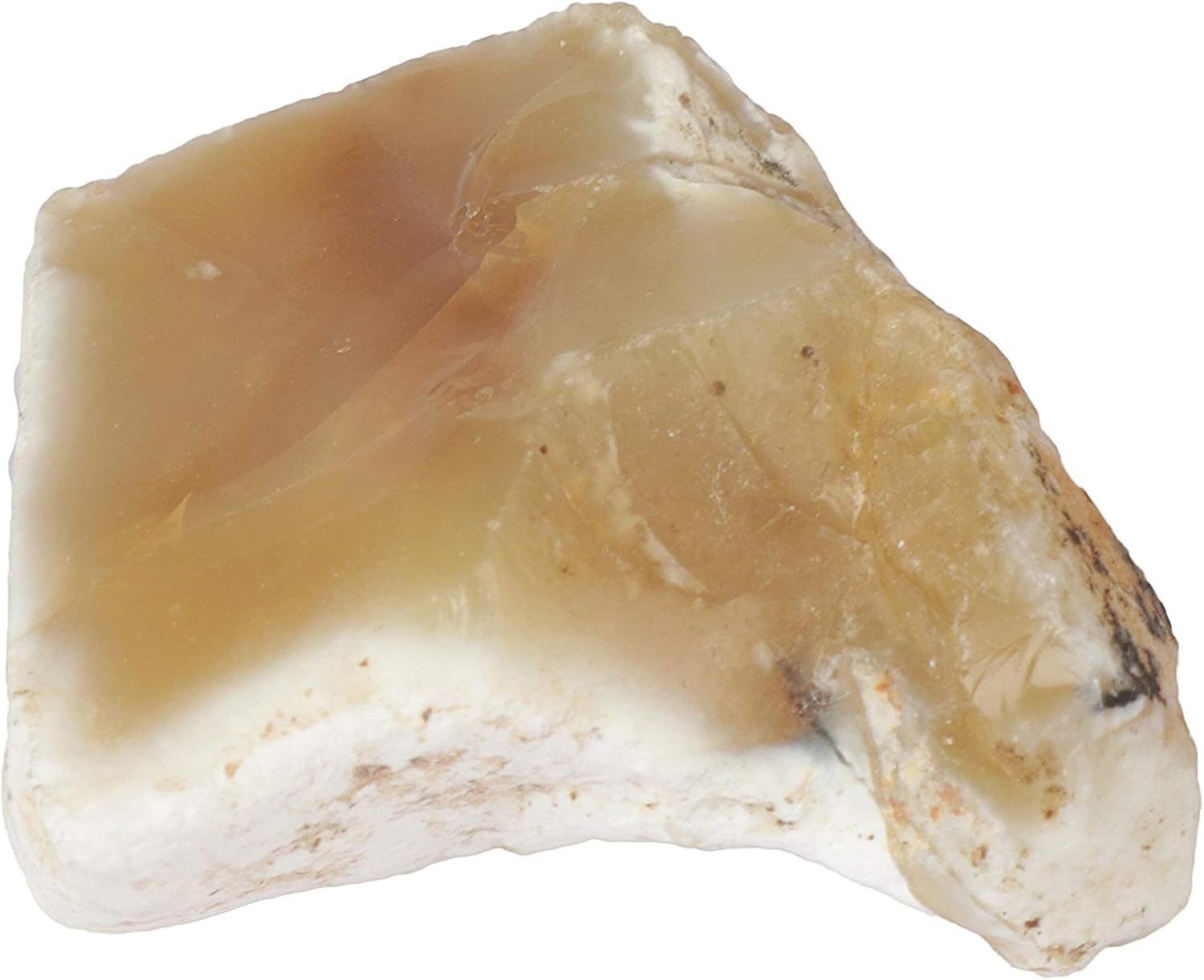 GEMHUB Yellow Opal Healing Crystal 64.50 Ct Natural Raw Yellow Opal