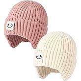 FURTALK Baby Beanie Toddler Winter Warm Hat Infant Soft Fleece Lined with Earflap Cute Knit Kids Caps