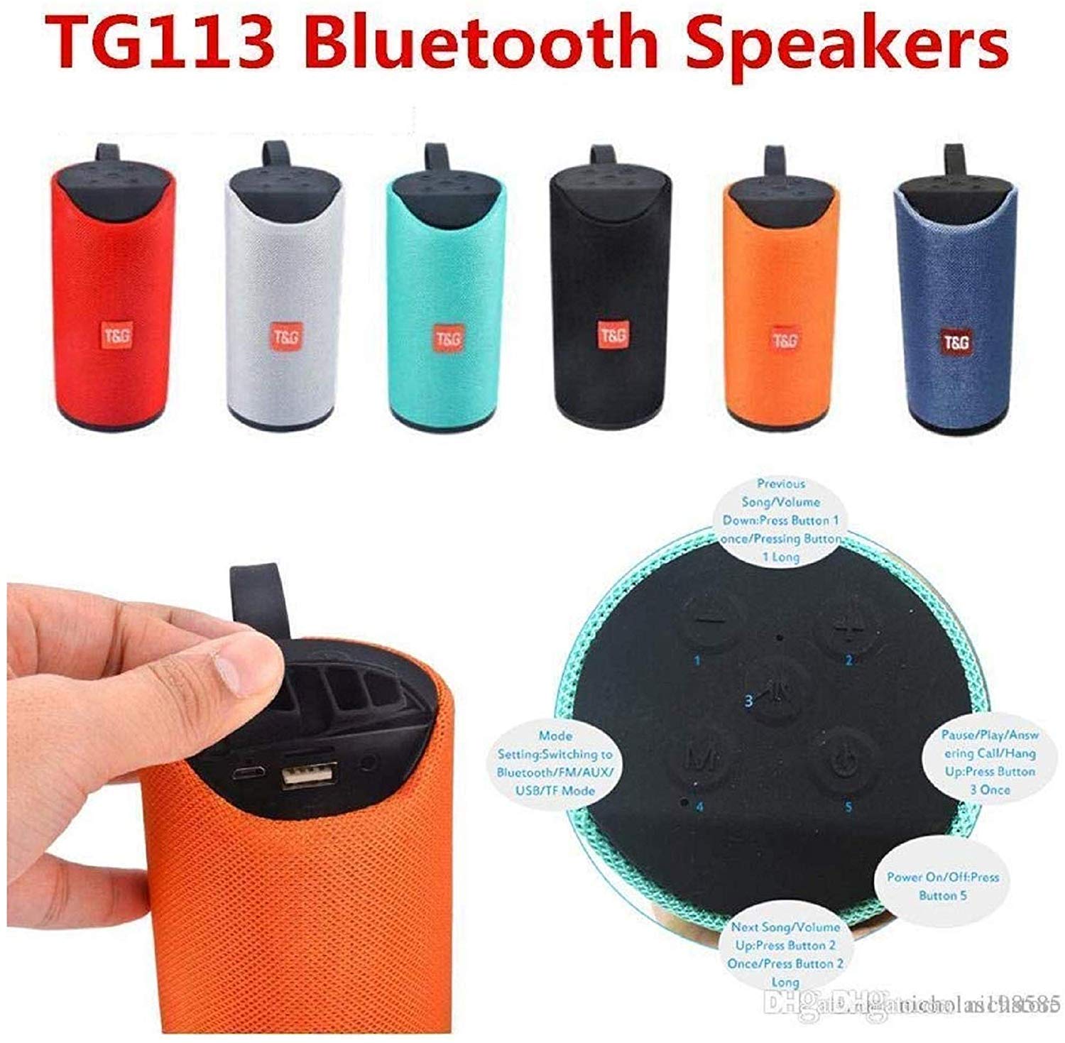 portable speaker tg113