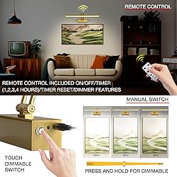 FUNCHDAY Wireless Picture Light,5000mAh Battery