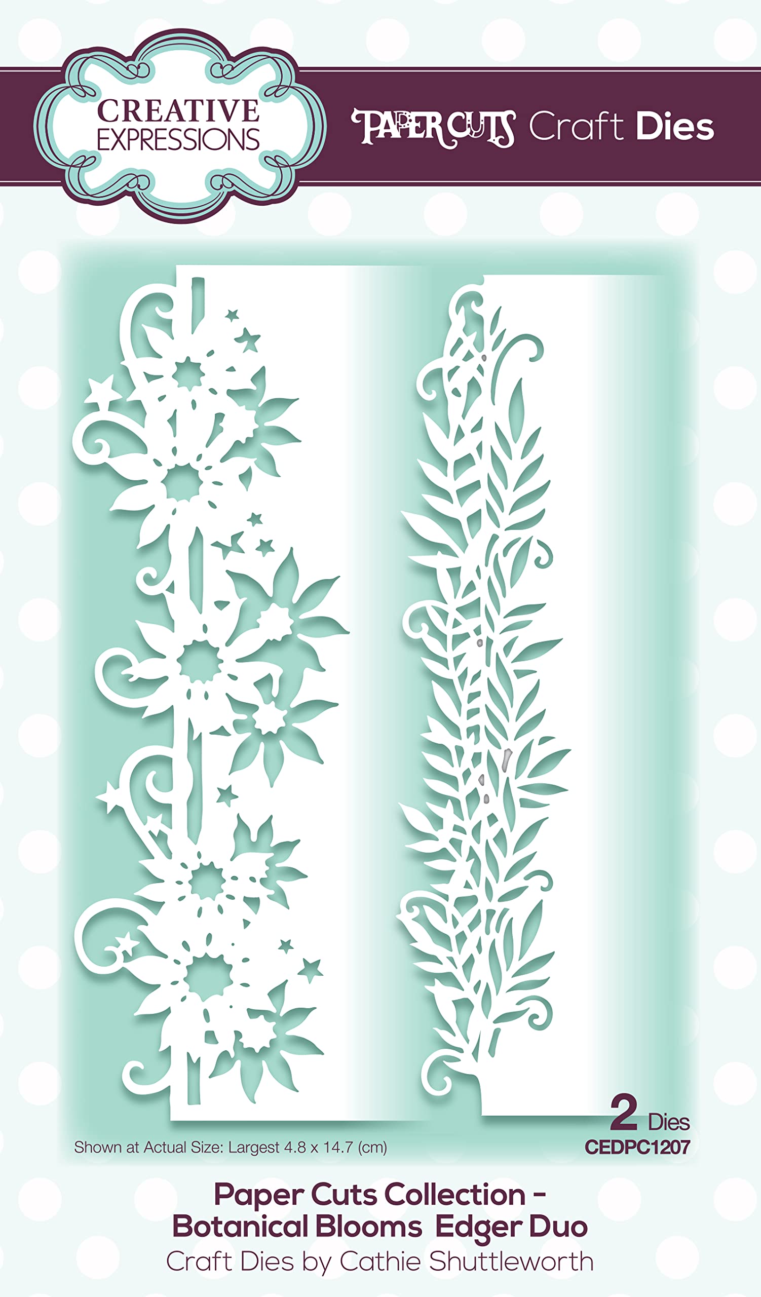 Paper Cuts - Botanical Blooms - Edger Duo - Craft Die