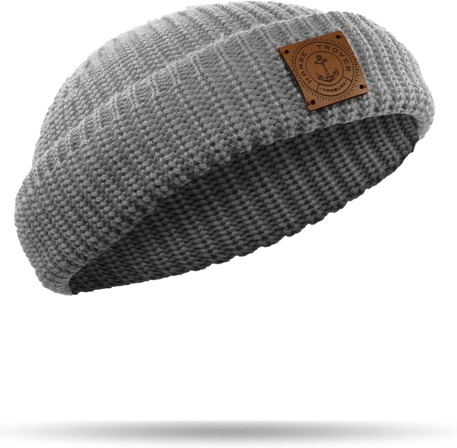 HanseTroyer Knitted docker hat, 100 merino wool, highquality winter