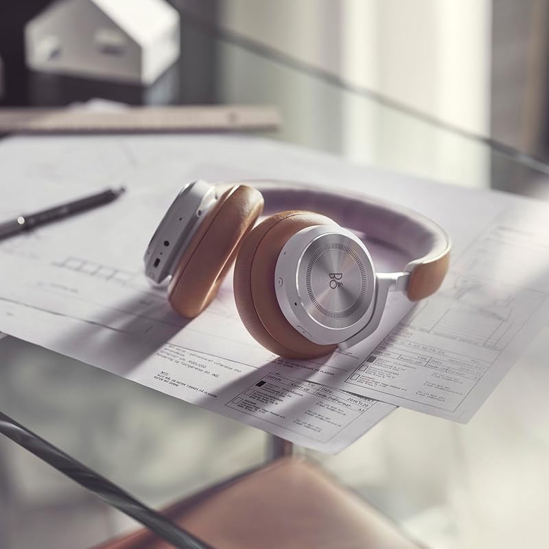 Beoplay HX - Auscultadores Bluetooth Over-Ear com cancelamento de ruído, até 40 horas de bateria, 6 microfones, auscultadores sem fios confortáveis para teletrabalho e música - Timber