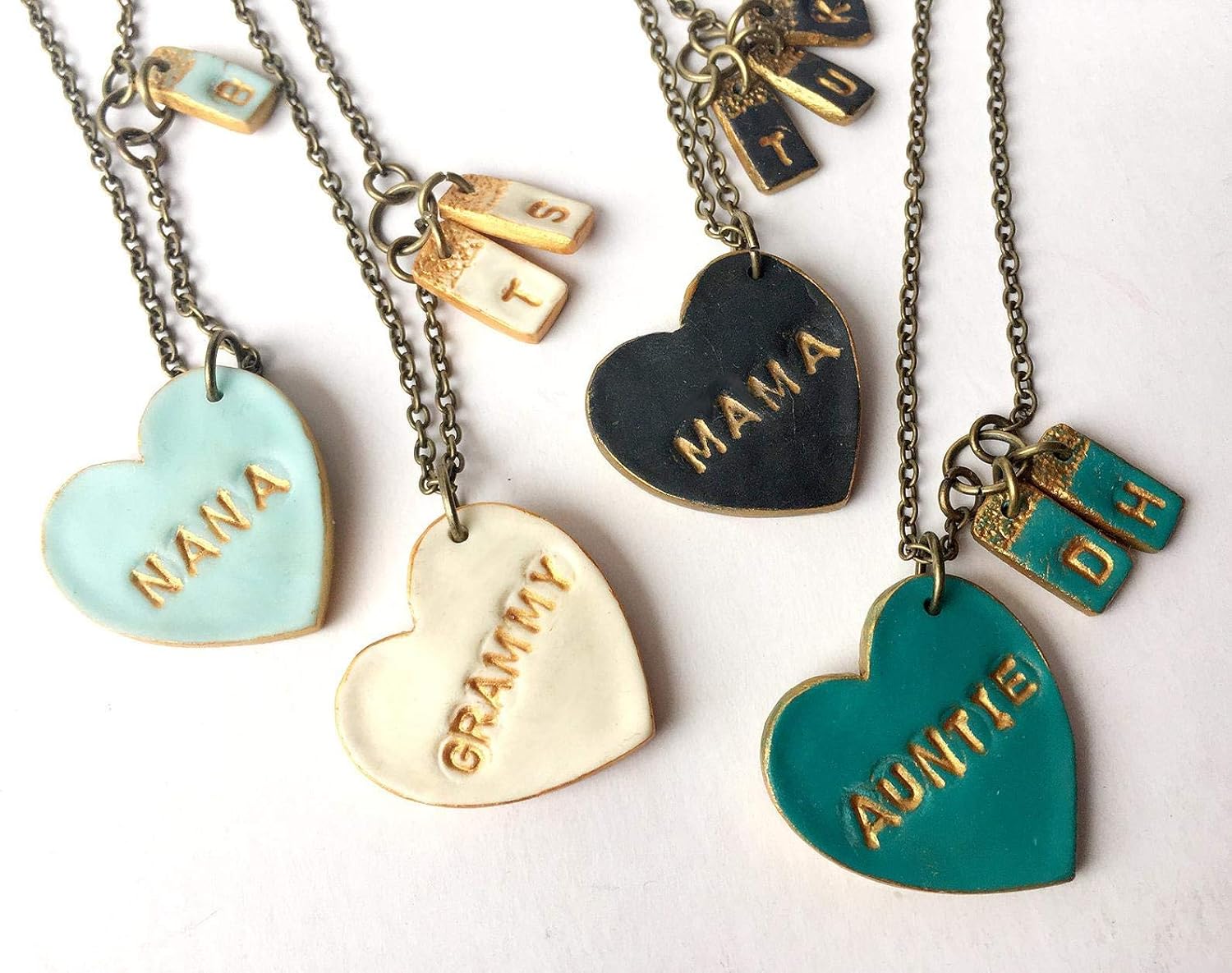 mother's day necklace with children's names