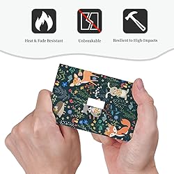 Tewujay Decorative Light Switch Covers 1 Toggle