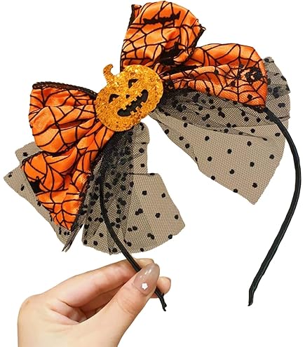Amazon.com: Dzrige Halloween Spider Web Headband,Spider Web  display picture 3
