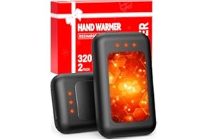 HOTDOT AI Hand Warmers Rechargeable, Reusable Portable Electric Hand Warmer, Fast Intelligent Heating in 1 Second, Gifts for Christmas, Outdoor, Golf, Hunting, Camping Accessories
