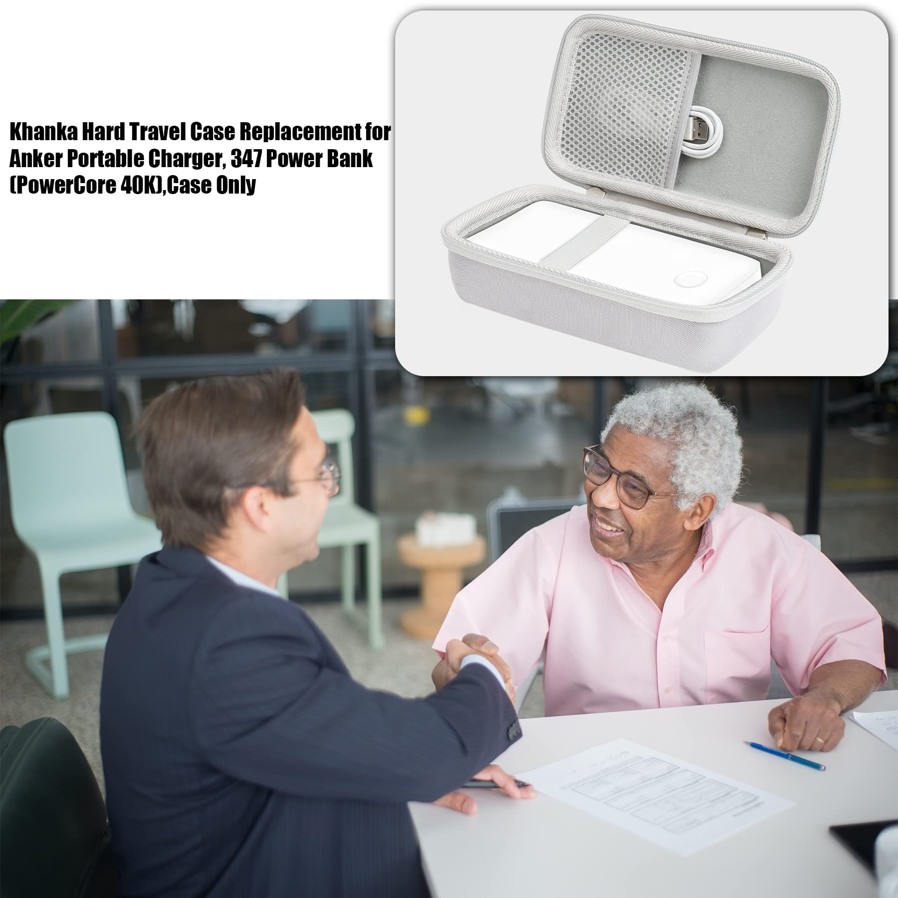 Khanka Hard Travel Case Replacement For Anker 347 Power Bank (PowerCore