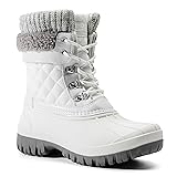 ALEADER Womens Winter Duck Boots Snow Waterproof