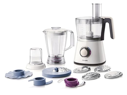 Philips robot hr7761 750 watt frullatore - mini tritatutto - dischi inox