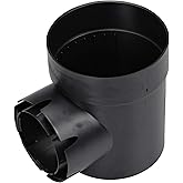 NDS 101* Round Spee-D Catch Basin Drain, 1 Outlet, Connects to 3-Inch and 4-Inch Drain Pipes, Manages Light Water Flows, 6-In