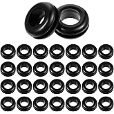 30Pcs Durable Wiring Hole Grommet, Rubber Grommets 1/2" ID 9/16" Drill Holes, Rubber Hole Grommet Gaskets for Wires Cables, Hoses Protection, HardwareRepair