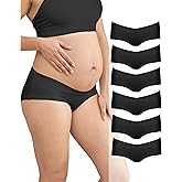 Intimate Portal Maternity Underwear Cotton Pregnancy Postpartum Panties Under the Bump Boyshort Briefs